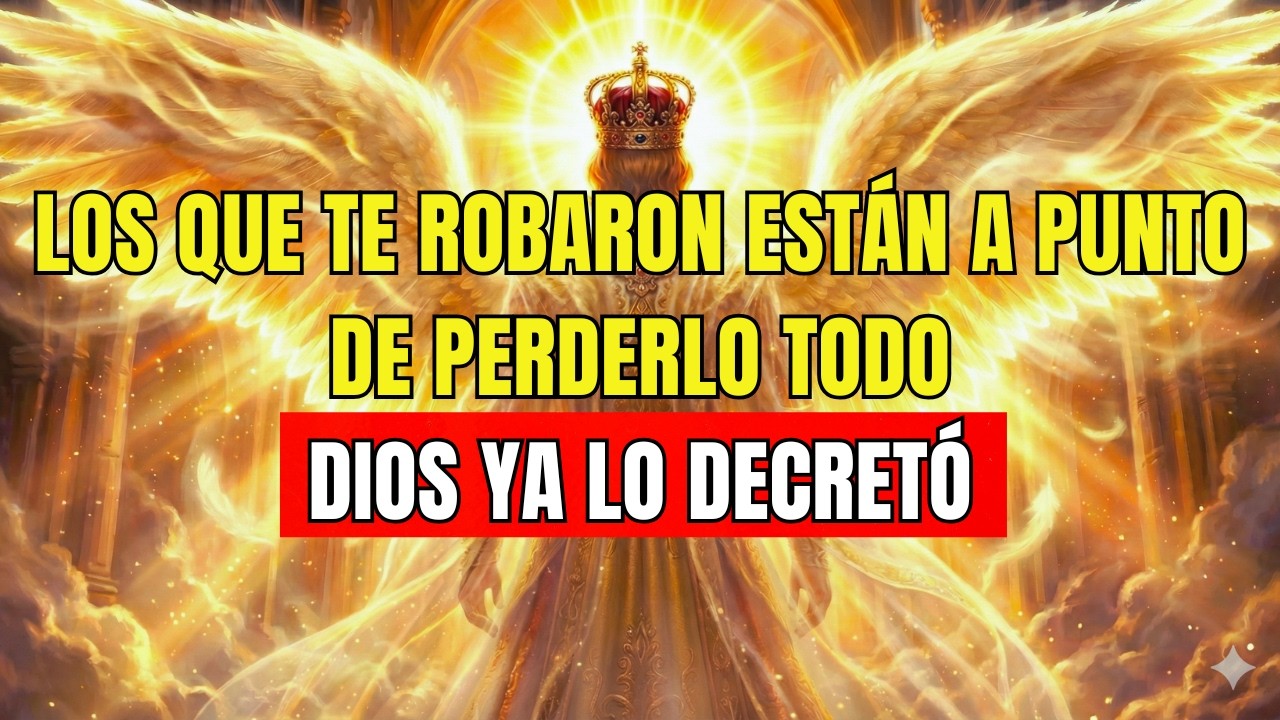 ELEGIDO: Los que te robaron están a punto de perderlo TODO — Dios ya lo decretó 🚨🔥
