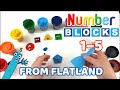 Numberblocks from Flatland 1-5 DIY | Playtime Club TV