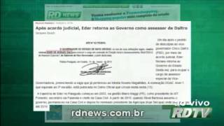 Éder retorna ao staff do Governo de MT