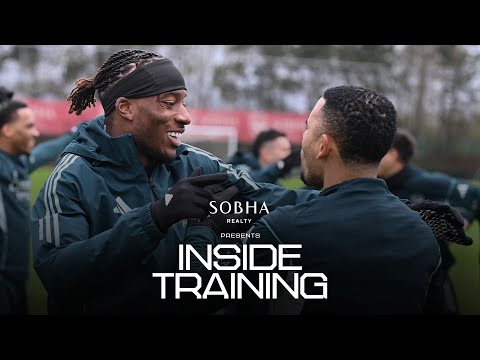 FINISHING WITH RICE, SAKA & GYOKERES 🎯 | Inside Training | Manchester United ready | Premier League