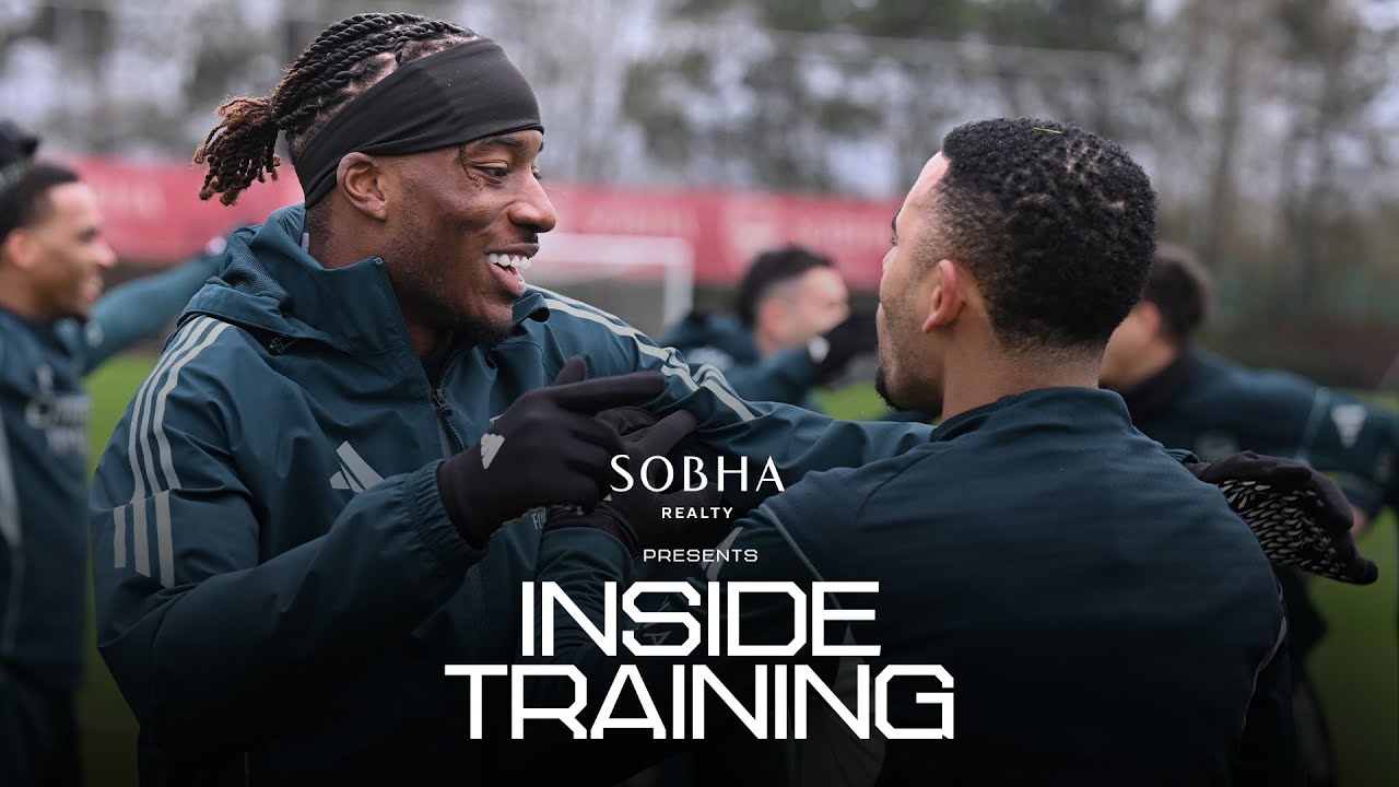 FINISHING WITH RICE, SAKA & GYOKERES 🎯 | Inside Training | Manchester United ready | Premier League