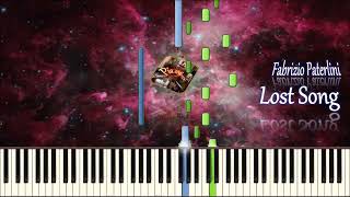 Fabrizio Paterlini  - Lost Song (piano tutorial) [НОТЫ + MIDI]