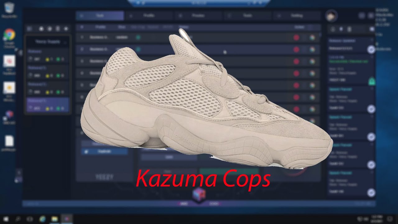 Kazuma Cops - Yeezy 500 Taupe Light Live Cop with MekAIO (31 checkouts)