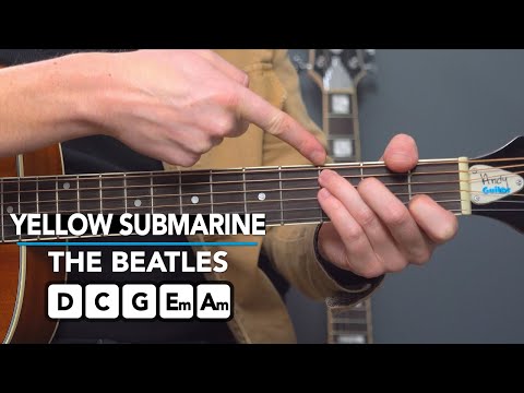 Learn Yellow Submarine by The Beatles to MASTER all Beginner Chords!