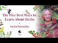 Five best ways to learn about herbs  herbal remedies