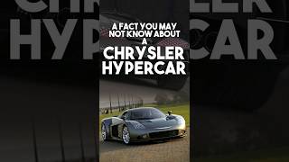 Chrysler&#39;s Cancelled 850hp Hypercar!