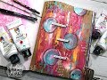 Using Dina Wakley Media Journal Kraft to create an Art Journal Page