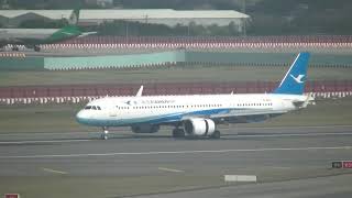 ๅป้่ช็ฉบ Xiamen Airlines A321-251NX(B-32FN) MF-887 ๅป้(XMN)โๆกๅ(TPE) landing