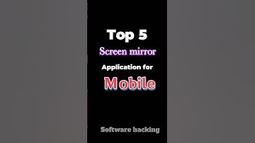 Top 5 screen mirror apps for android.@Thesoftwarehacking-u99  #shorts #trending #top5 #amazing