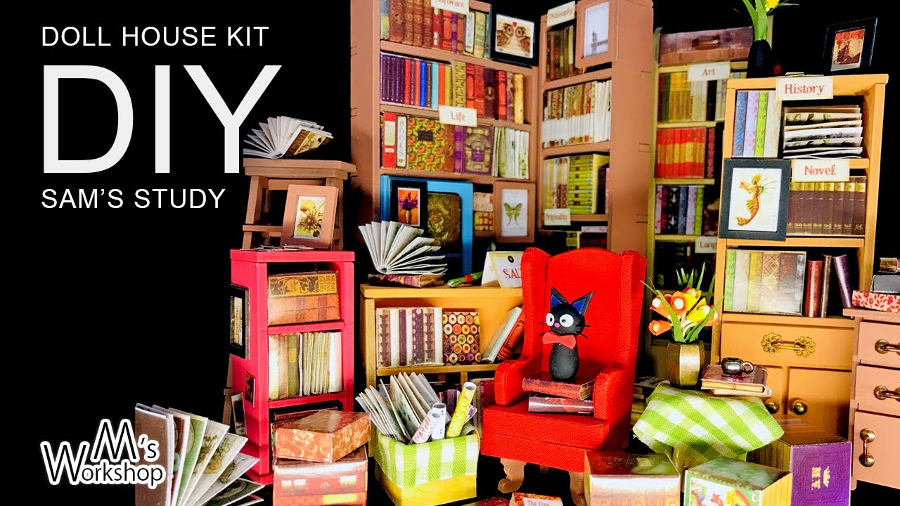 Kit DIY Maison Miniature Sam'S Study