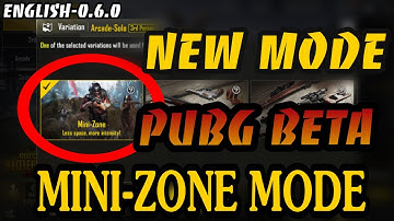 NEW MODE IN ARCADE MINI-ZONE Gameplay | PUBG Mobile | Beta 0.6.0 | CRCHwithStarK