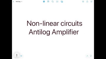 Antilog Amplifier | Working, Circuit Diagram Explained