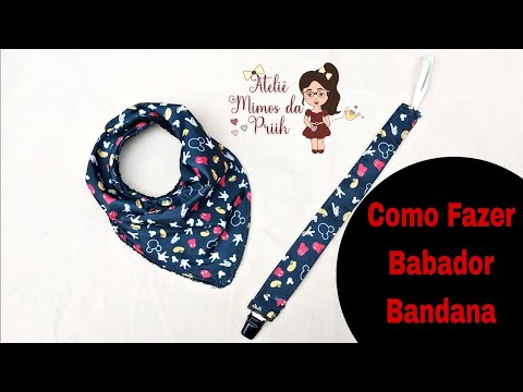 Como Fazer Babador Bandana Infantil By: Priscila Natália