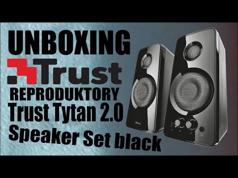 UNBOXING REPRODUKTORŮ TRUST TYTAN 2.0 SPEAKER SET BLACK