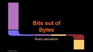 bits to bytes