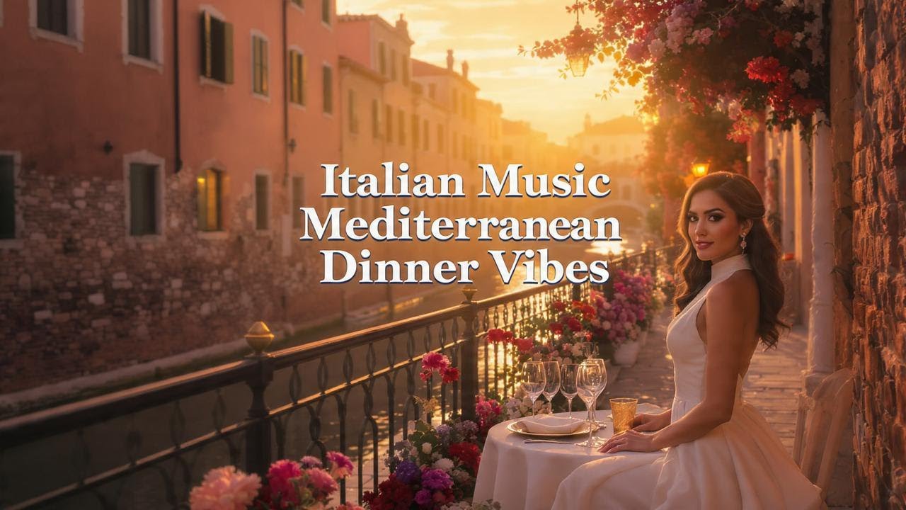 Italian Vibes & Mediterranean Relaxing Music 🎶 Amalfi Coast 4K | Dolce Italia Music