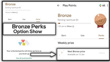 How To Solve Bronze Perks Problem | In Google Play Store