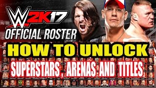 HOW TO UNLOCK 2K17 SUPERSTAR , ARENAS AND TITLES PS3!!!