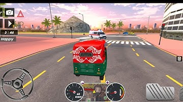 auto rickshaw stunt🛺tuk tuk auto rickshaw simulator games!Android games 2023