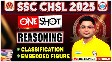 SSC CHSL Reasoning Classes 2025 | SSC CHSL Reasoning One Shot #5 | Reasoning By Shobhit Sir