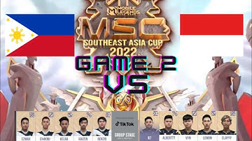 GAME 2 | SMART OMEGA Vs RRQ HOSHI | MSC SOUTHEAST ASIA CUP DAY 2 2022 | [ENGLISH]