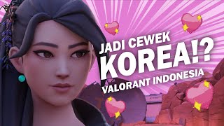 Pura-Pura Jadi CEWEK KOREA (NO VOICE-CHANGER) !!? | Valorant Indonesia