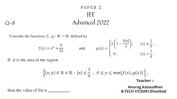 JEE Advanced 2022 Math Paper 2 (Q 8) solution | IIT JEE Maths | #jeeadvanced2022 #projecteducation