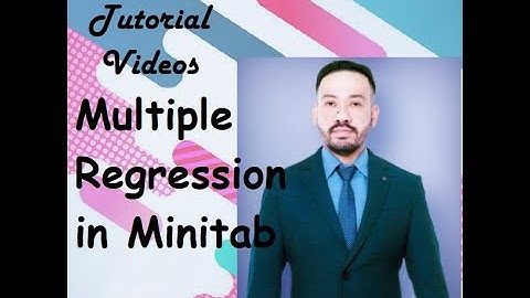 Multiple Regression in MINITAB