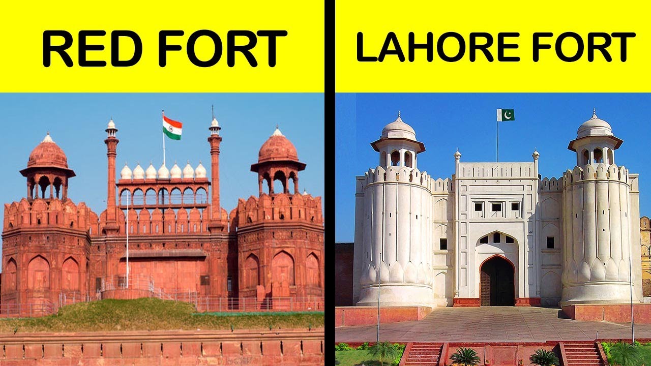 Red Fort vs Lahore Fort Full Comparison UNBIASED in Hindi | Lahore ...