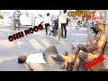 Cowboyprank in melbourne  and brisbane  super funny reactions lelucon statue prank luco patung