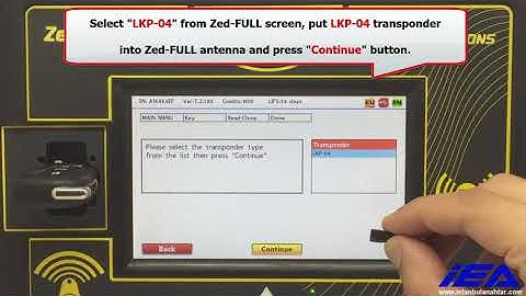 Toyota H transponder cloning onto LKP-04 transponder