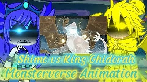 Kaijus React a Shimo vs King Ghidorah animation @slick4785