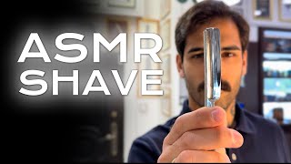 Shaving Routine: The Sound of the Razor 💆🏻‍♂