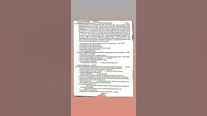 اسئلة اللغة الانكليزية 2025 الصف السادس العلمي الدور الاول.#سادس_اعدادي