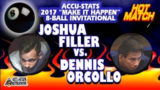 HOT MATCH: Joshua FILLER vs. Dennis ORCOLLO - Accu-Stats' 2017 "Make It Happen" 8-Ball Invitational screenshot 4