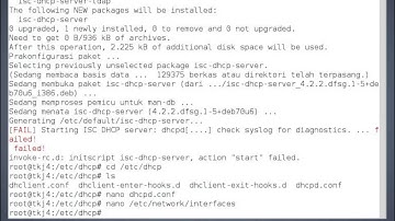 Debian 7 DHCP SERVER