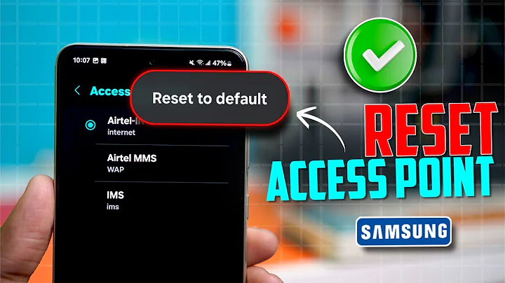How to Reset Access Point Names (APN) on Samsung Phone | Fix Mobile Data & Network Issues