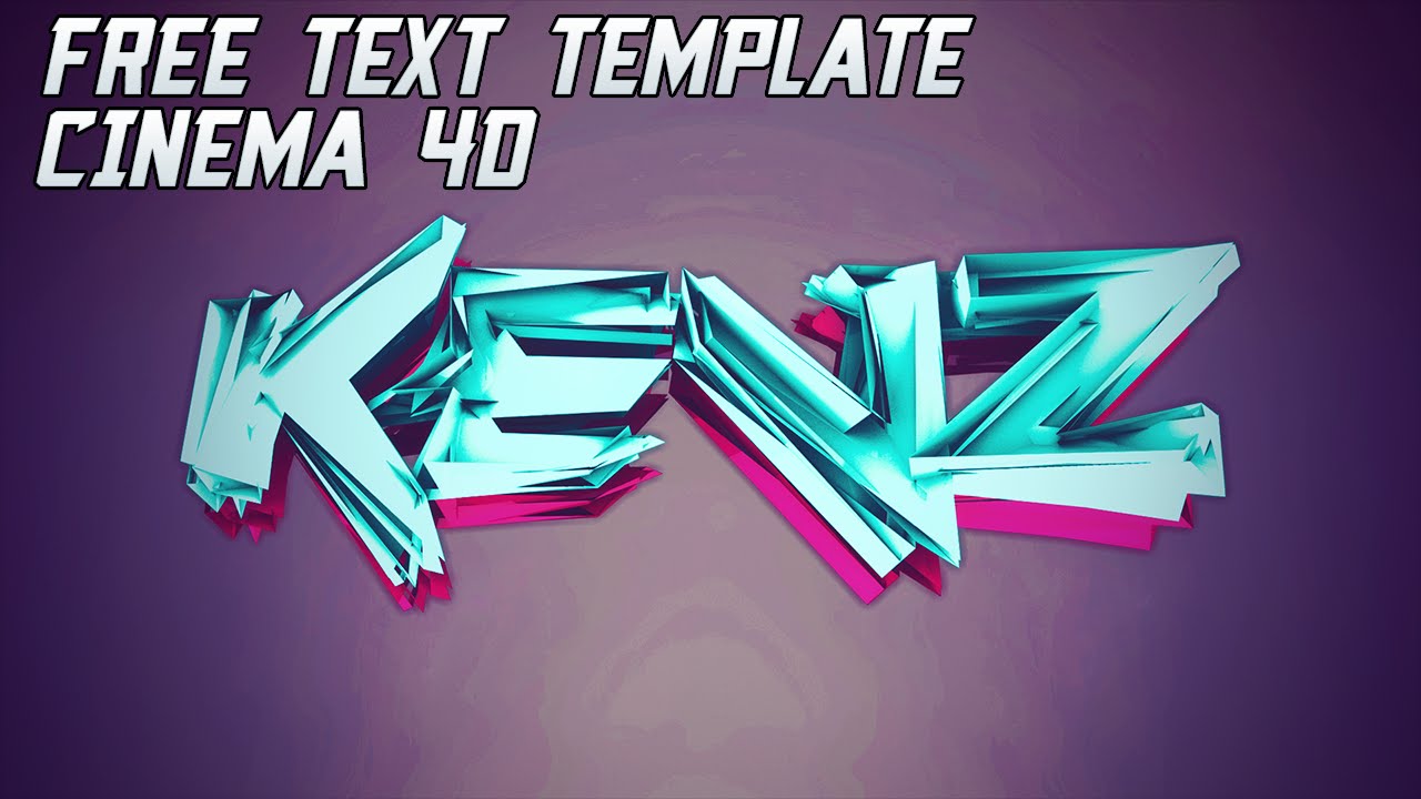 free-text-template-cinema-4d-youtube