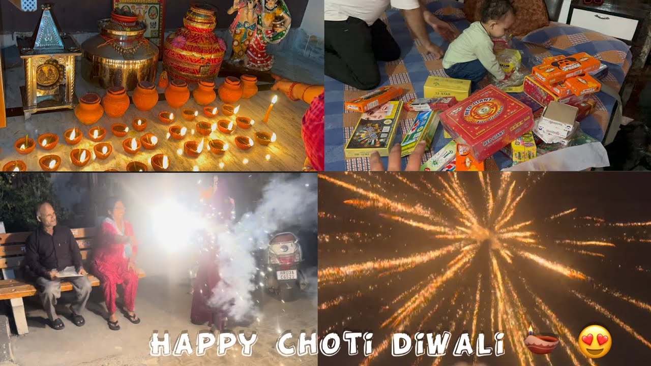 Happiest choti  Diwali celebration with family 😍😍 