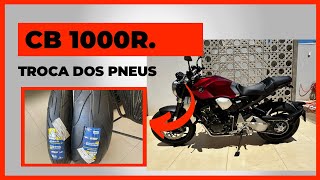 CB 1000R - Troca do jogo de pneus - Michelin Pilot Power 2CT