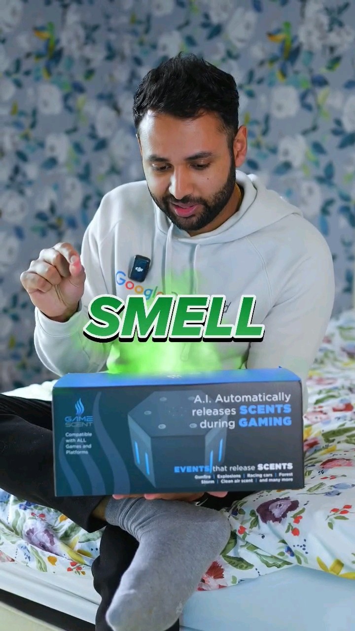 You can now SMELL video games!?