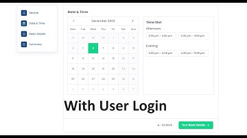 How to build appointment booking website with  user login option | Add user login in bookingpress