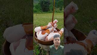 chicken leg piece 🍗 #shorts #chicken #outdoorcooking #cooking