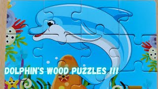 Blue Dolphin || Wood Puzzles games 🧩🧩 screenshot 5