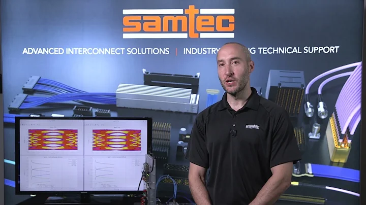 112 Gbps PAM4 Samtec Demonstration   Alphawave Test SERDES Through 2 5 Meter Signal Path
