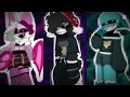 NIGHTMARE CRITTERS Girl BABA CHOPS 🖤×RABIE BABY 💗×MAGY MAC 💙[edit] #shorts#