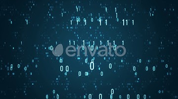 Binary Digits Data Abstract Background