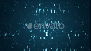 Binary Digits Data Abstract Background