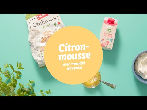 Video: Hur Man Gör Citronmousse?