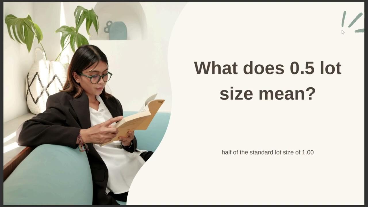 What does 0 05 lot size mean youtube